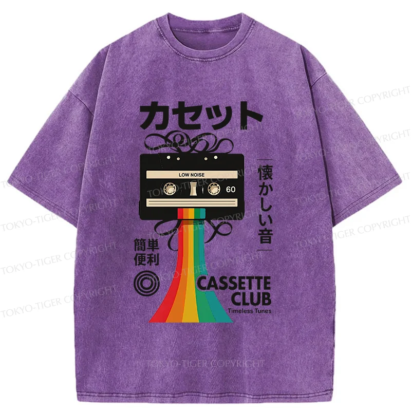 Tokyo-Tiger Colored Tape Washed T-Shirt