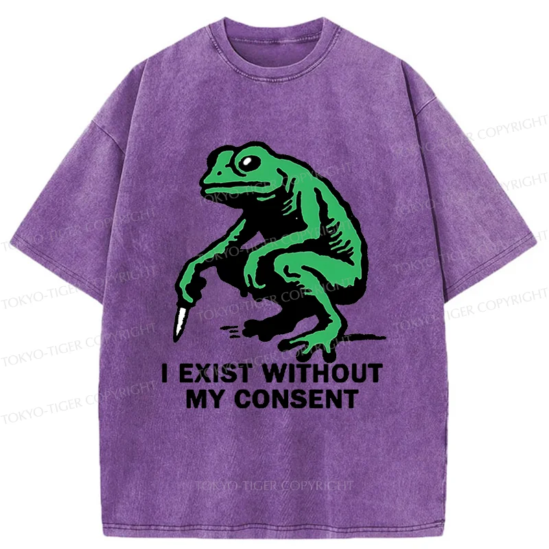 Tokyo-Tiger Dangerous Frog Washed T-Shirt