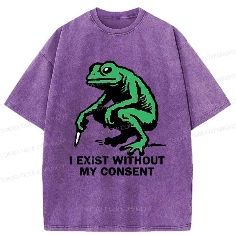 Tokyo-Tiger Dangerous Frog Washed T-Shirt