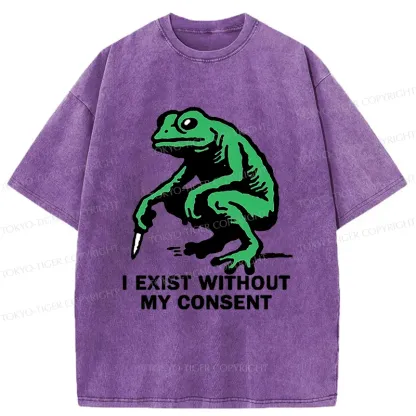 Tokyo-Tiger Dangerous Frog Washed T-Shirt