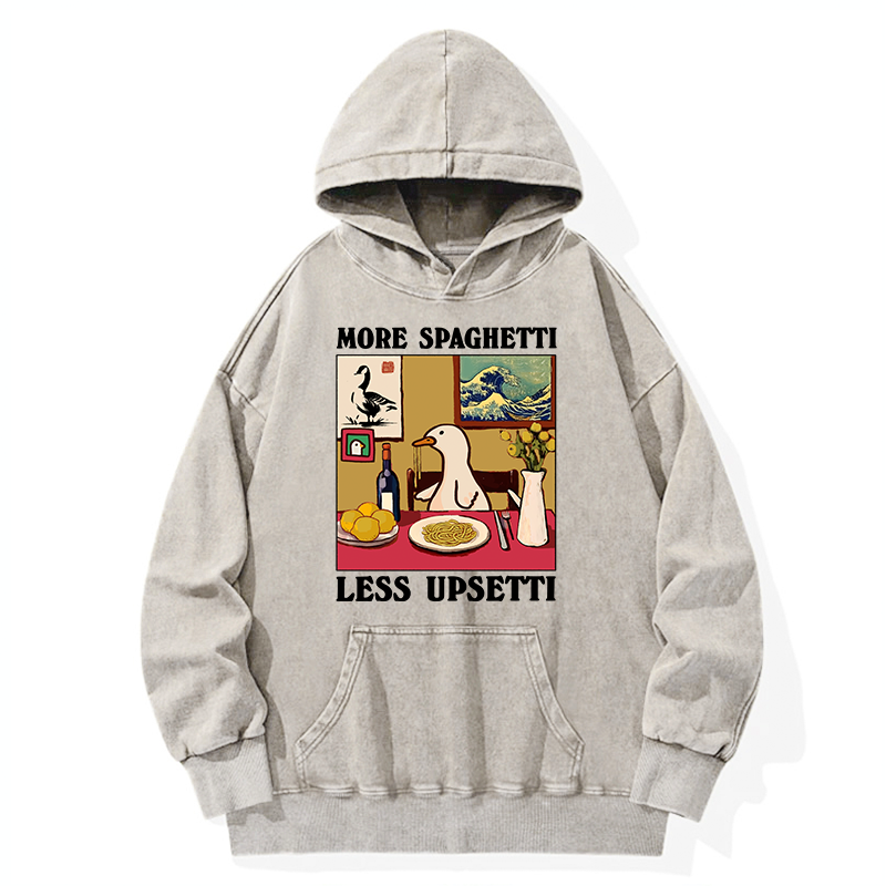 Tokyo-Tiger More Spaghetti Less Upsetti Goose Washed Hoodie