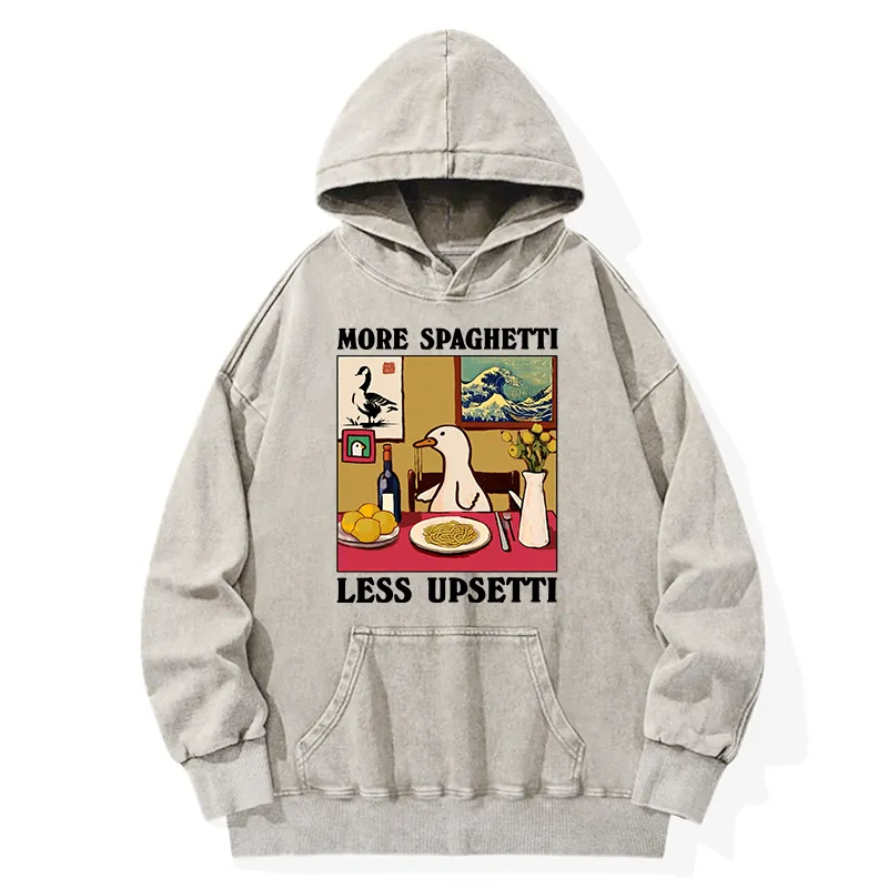 Tokyo-Tiger More Spaghetti Less Upsetti Goose Washed Hoodie