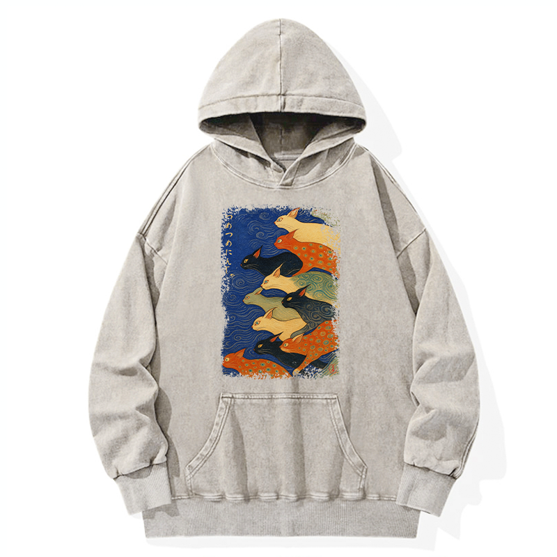 Tokyo-Tiger Claw-some Ninja Washed Hoodie