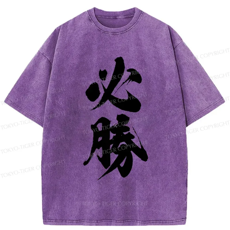 Tokyo-Tiger Will Definitely Win Washed T-Shirt