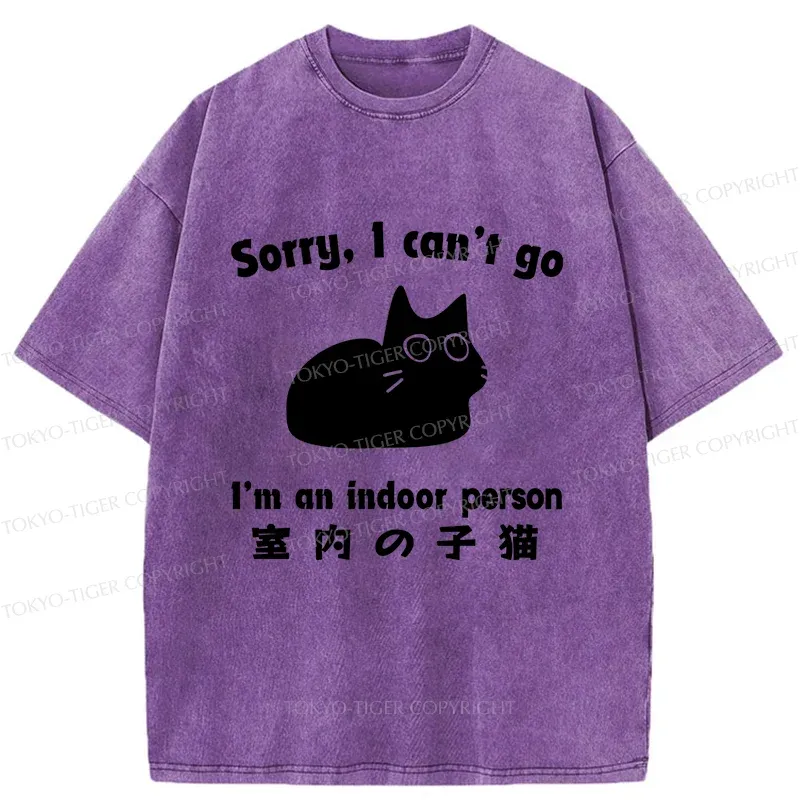 Tokyo-Tiger Indoor Kitten Japan Washed T-Shirt