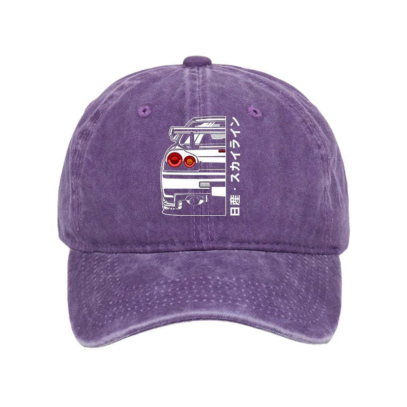 Tokyo-Tiger Nissan Skyline GTR R34 Washed Cap