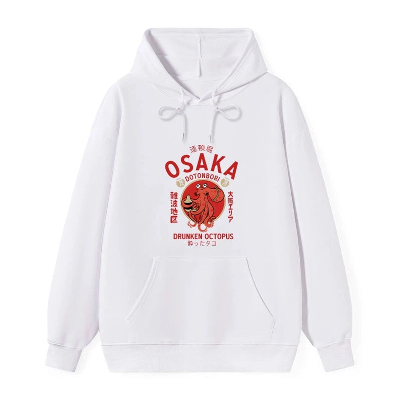 Tokyo-Tiger Drunken Octopus Japan Classic Hoodie