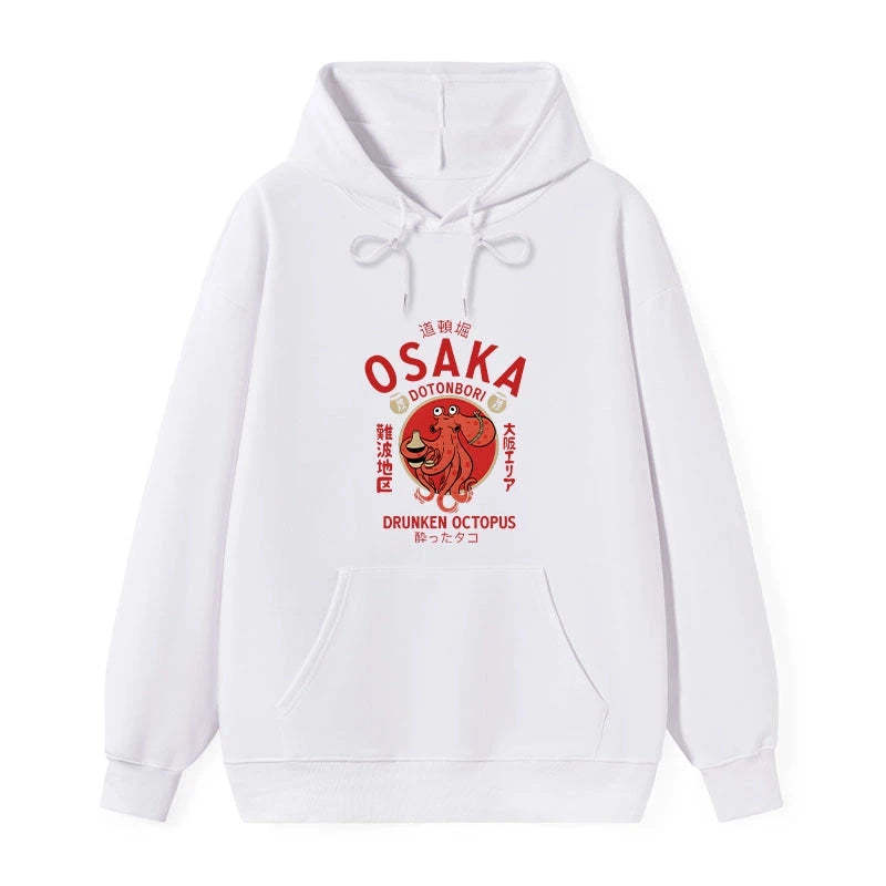 Tokyo-Tiger Drunken Octopus Japan Classic Hoodie