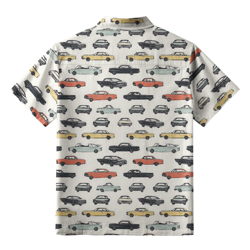 Tokyo-Tiger Japanese Classic Car Aloha Hawaiian Shirt
