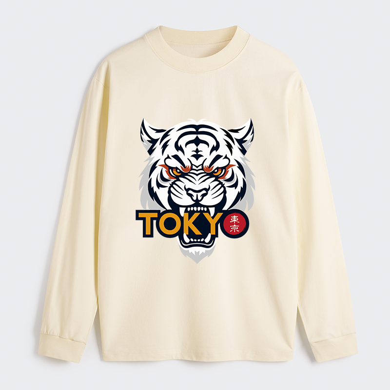 Tokyo-Tiger Logo Classic Long Sleeve T-Shirt