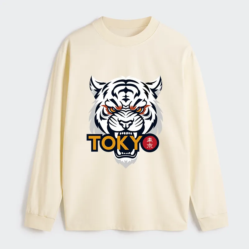Tokyo-Tiger Logo Classic Long Sleeve T-Shirt