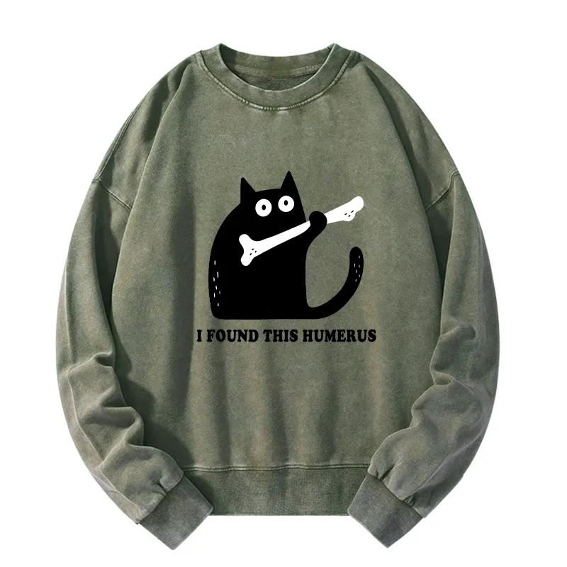 Tokyo-Tiger Cat Found This Humerus Washed Sweatshirt