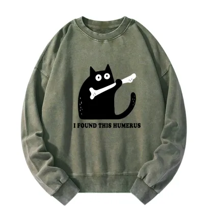Tokyo-Tiger Cat Found This Humerus Washed Sweatshirt