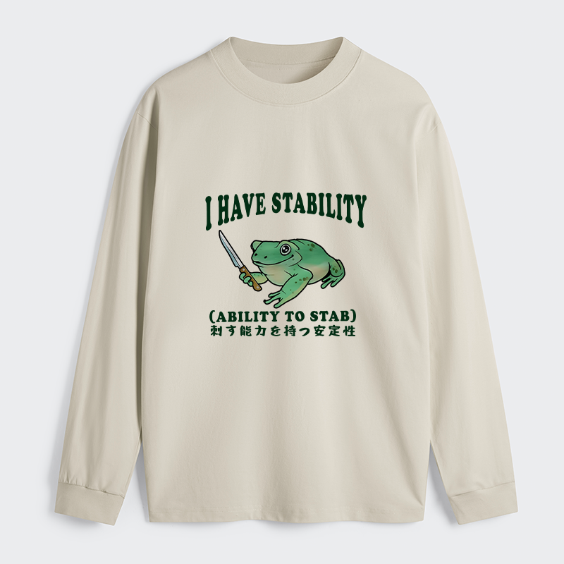 Tokyo-Tiger Mentally Stable Assassin Frog Classic Long Sleeve T-Shirt
