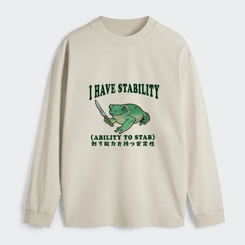 Tokyo-Tiger Mentally Stable Assassin Frog Classic Long Sleeve T-Shirt