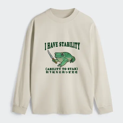 Tokyo-Tiger Mentally Stable Assassin Frog Classic Long Sleeve T-Shirt