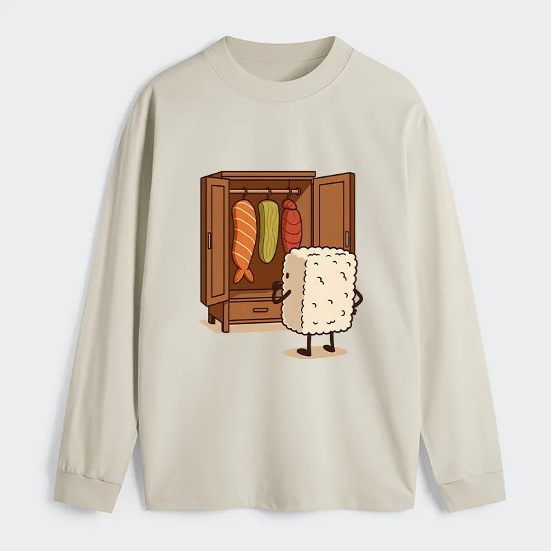 Tokyo-Tiger Sushi Pick Out Clothes Classic Long Sleeve T-Shirt