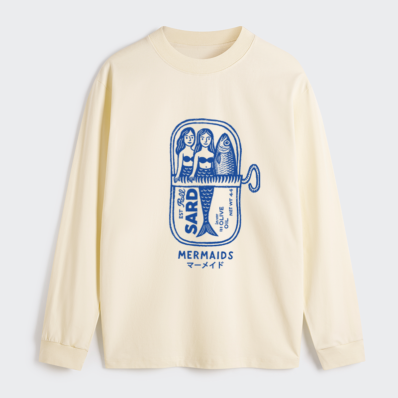 Tokyo-Tiger Mermaid Can Classic Long Sleeve T-Shirt