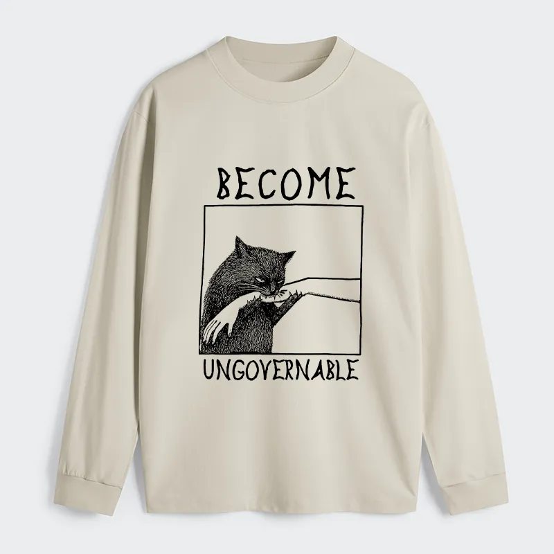 Tokyo-Tiger Cat Biting Arm Classic Long Sleeve T-Shirt