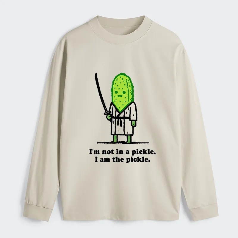 Tokyo-Tiger Funny Cucumber Samurai Classic Long Sleeve T-Shirt Sale