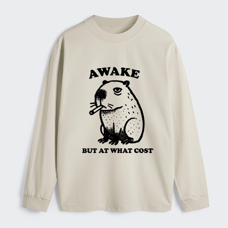 Tokyo-Tiger Smoking Capybara Classic Long Sleeve T-Shirt