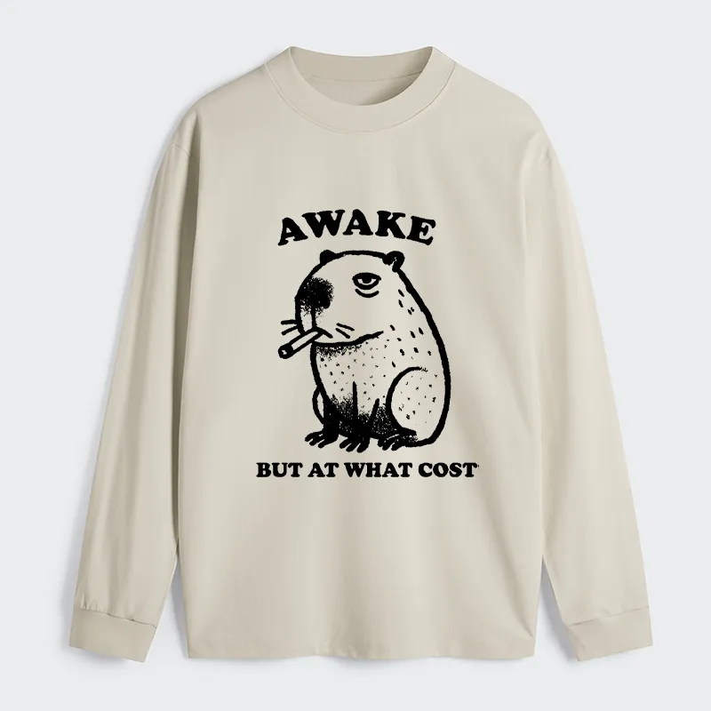 Tokyo-Tiger Smoking Capybara Classic Long Sleeve T-Shirt