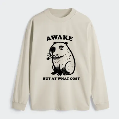 Tokyo-Tiger Smoking Capybara Classic Long Sleeve T-Shirt