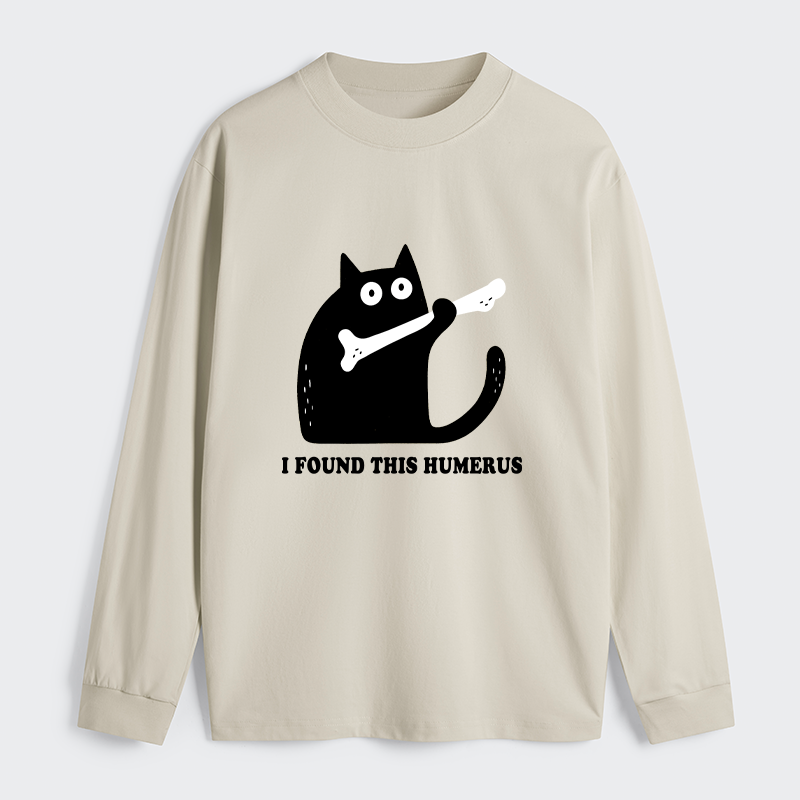 Tokyo-Tiger Cat Found This Humerus Classic Long Sleeve T-Shirt