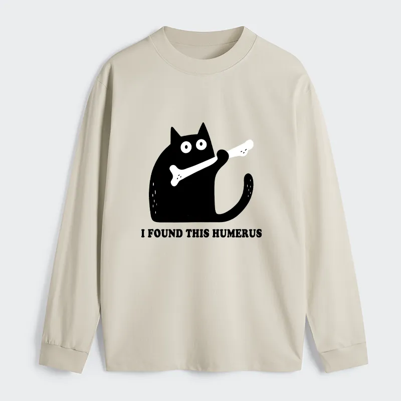 Tokyo-Tiger Cat Found This Humerus Classic Long Sleeve T-Shirt