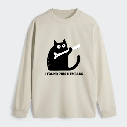 Tokyo-Tiger Cat Found This Humerus Classic Long Sleeve T-Shirt