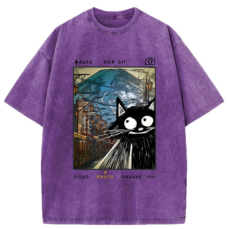 Tokyo-Tiger My Travel Diary-Tokyo Streets Washed T-Shirt