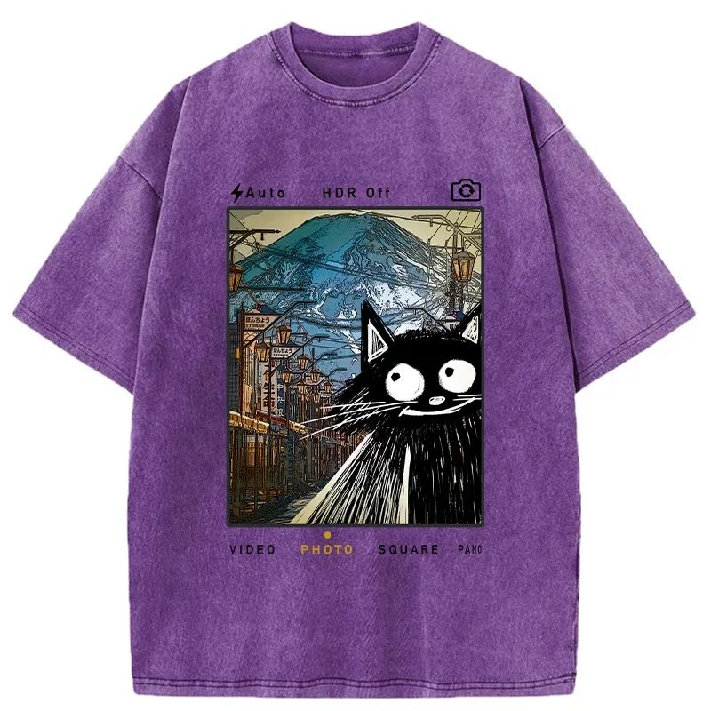 Tokyo-Tiger My Travel Diary-Tokyo Streets Washed T-Shirt