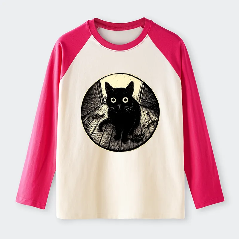 [Copy]Tokyo-Tiger More Spaghetti Less Upsetti Goose Raglan Long Sleeve T-shirt