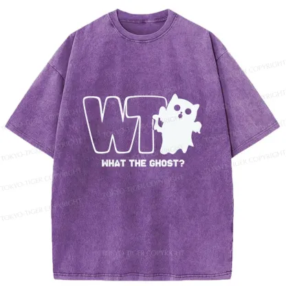 Tokyo-Tiger What The Ghost? Washed T-Shirt