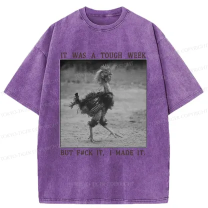 Tokyo-Tiger Successful Chicken Washed T-Shirt