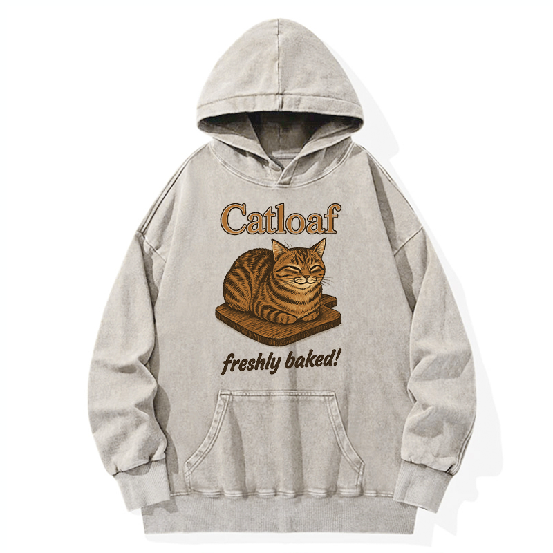 Tokyo-Tiger Japan Catloaf Washed Hoodie