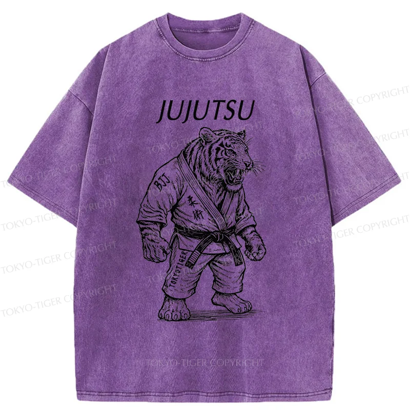 Tokyo-Tiger Judo Tiger Washed T-Shirt