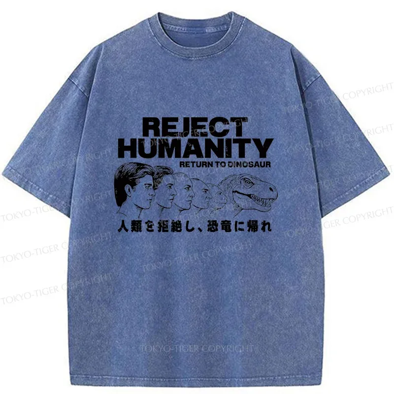 Tokyo-Tiger Return To Dinosaur Washed T-Shirt