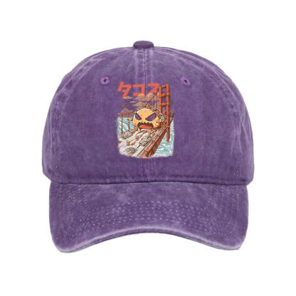 Tokyo-Tiger The Great Taco Kaiju Japanese Washed Cap