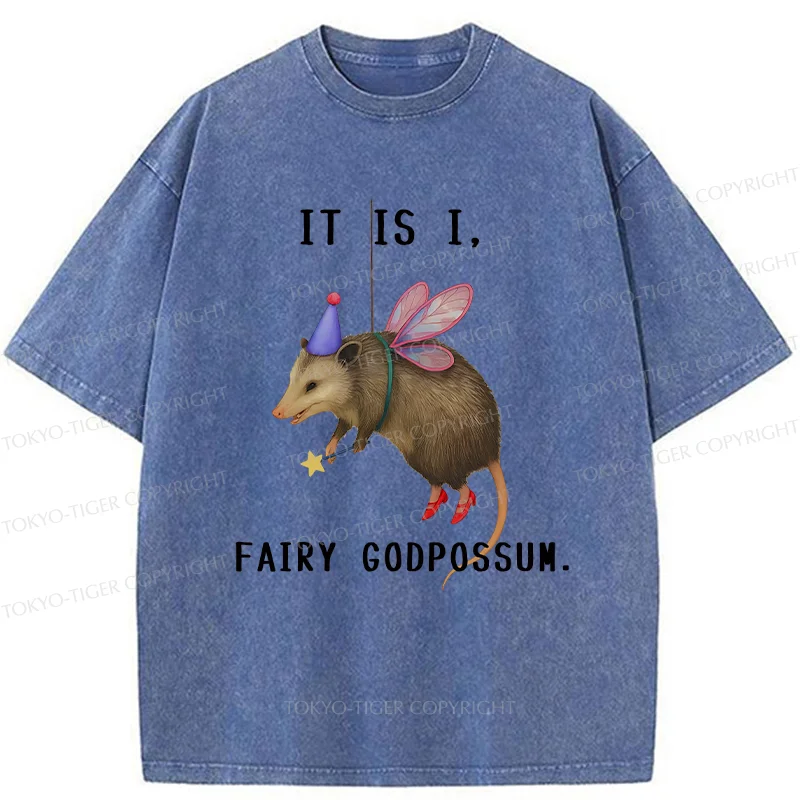 Tokyo-Tiger Fairy Possum Washed T-Shirt