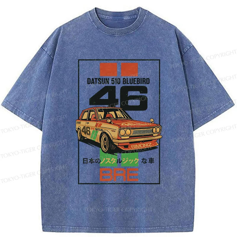 Tokyo-Tiger Classic Racing Japan Washed T-Shirt