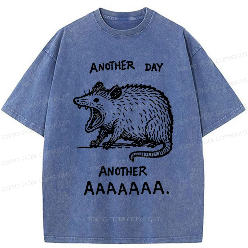Tokyo-Tiger Screaming Possum Washed T-Shirt