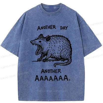Tokyo-Tiger Screaming Possum Washed T-Shirt