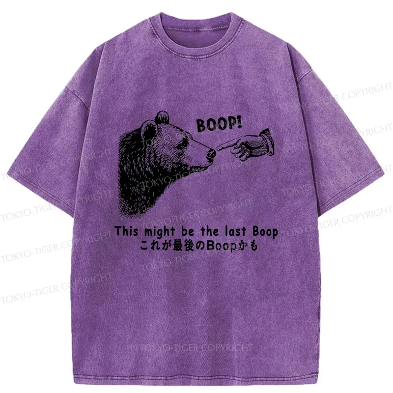 Tokyo-Tiger The Last Boop Washed T-Shirt Sale