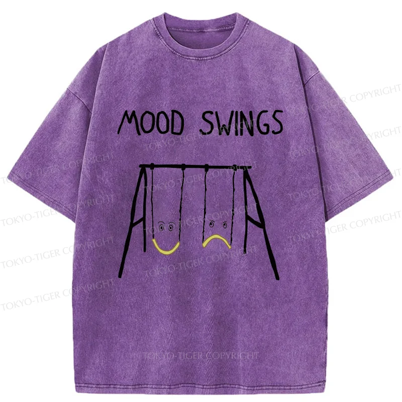 Tokyo-Tiger Swing Changes Your Mood Washed T-Shirt