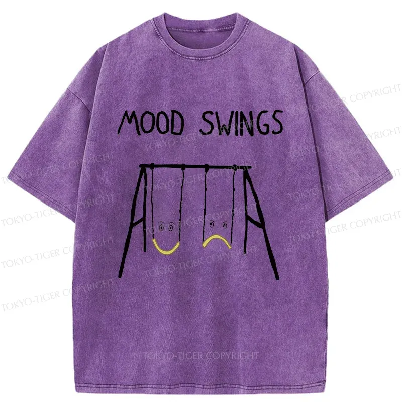 Tokyo-Tiger Swing Changes Your Mood Washed T-Shirt