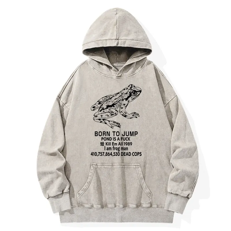Tokyo-Tiger Born To Jump Washed Hoodie