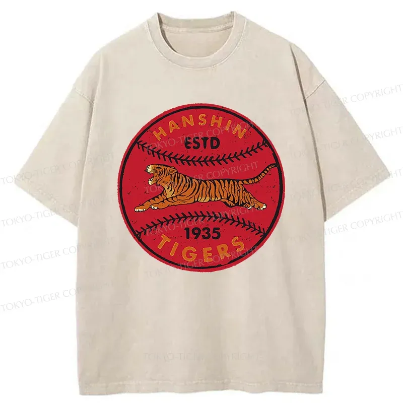 Tokyo-Tiger Osaka Tigers Japanese Washed T-Shirt