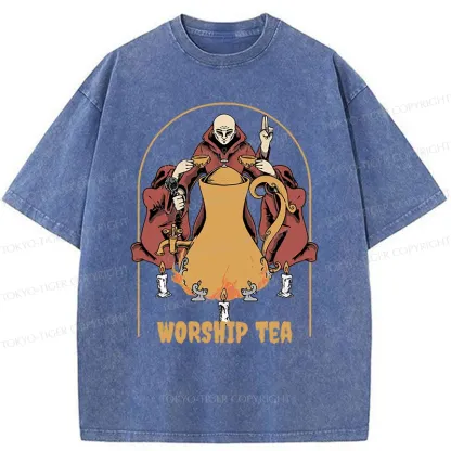 Tokyo-Tiger Tea Ceremony Washed T-Shirt