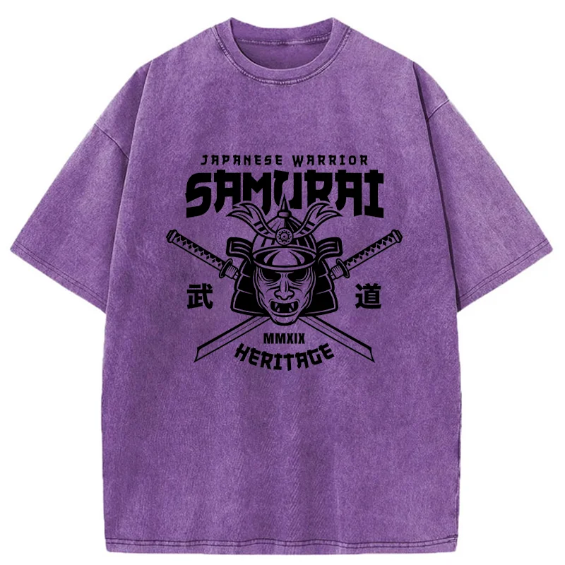 Tokyo-Tiger Bushido Japan Washed T-Shirt